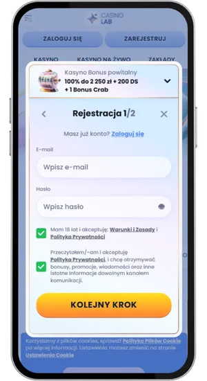 Rejestracja i wpłata